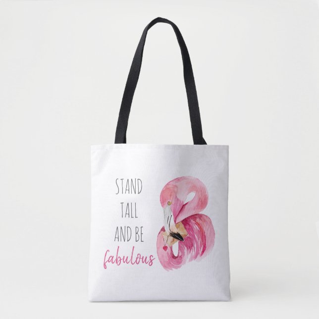 Tote Bag Stand Exotique Moderne Haut Et Être Fabuleux Flama (Devant)