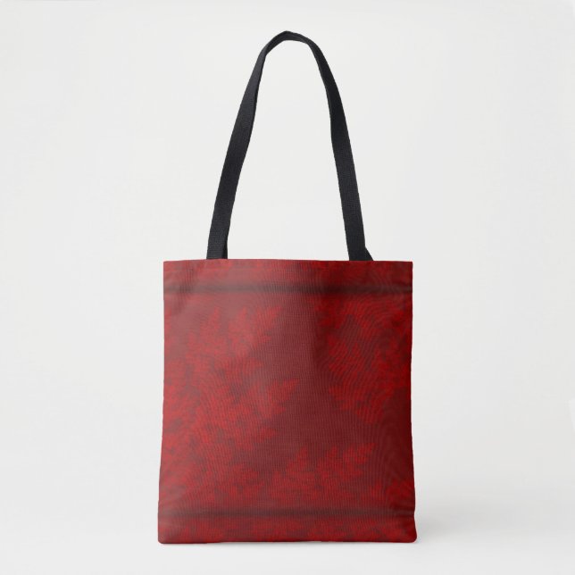 Tote Bag Starburts de velours rouge (Devant)