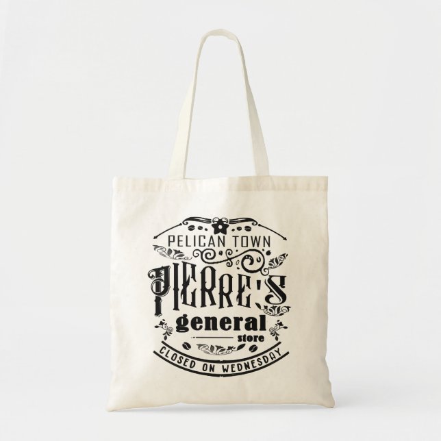 Tote Bag Stardew Valley Pierre's General Store Shirt (Devant)