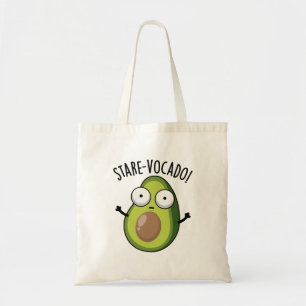 Tote Bag Stare-vocado Funny Puns Avocado