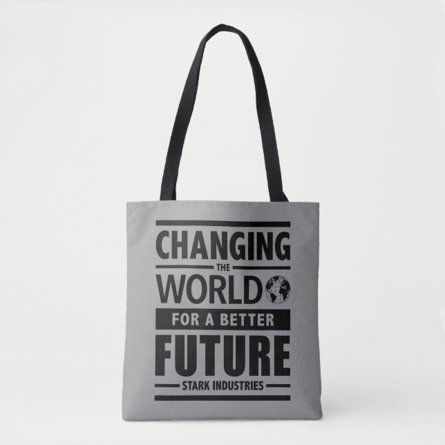 Tote Bag Stark Industries Change le Monde (Devant)