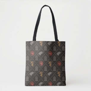 Tote Bag Stark, Lannister, Targaryen, Motif du Trône de fe