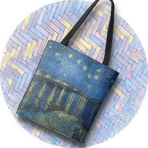 TOTE BAG -"Starry Night Over the Rhone" - van Gogh
