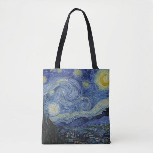 Tote Bag Starry Night & Van Gogh /célèbre art vintage