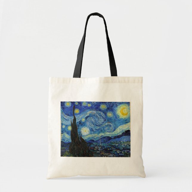 Tote Bag Starry Night, Vincent van Gogh (Devant)