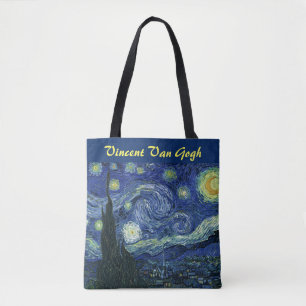 Tote Bag Starry Night Vincent van Gogh Art impressionniste