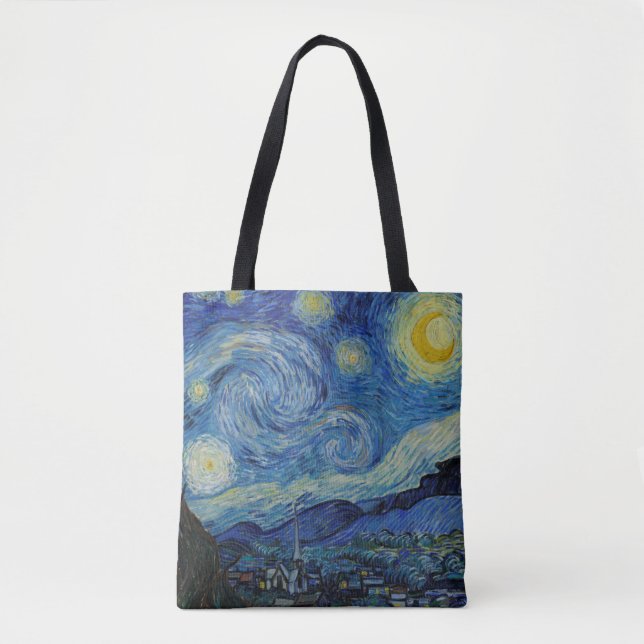 Tote Bag Starry, Starry Night (Devant)