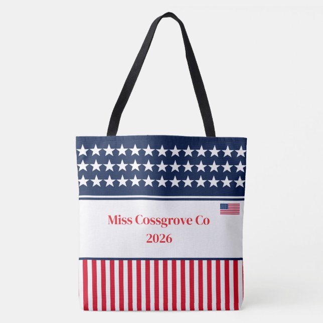Tote Bag Stars & rayures Titre du concours Fourre-tout (Devant)