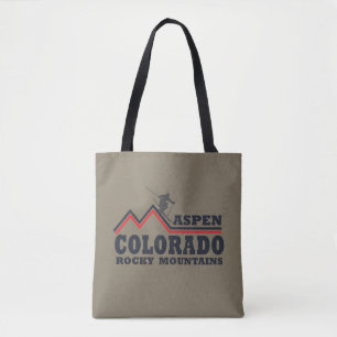 Tote Bag Station de ski d'Aspen Colorado