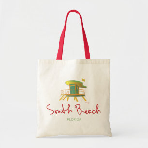 Tote Bag Station du sud de maître nageur de plage
