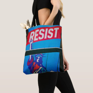 Tote Bag Statue de la Liberté Inscription, RESIST épicerie