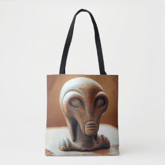 Tote Bag Statue de l'Alien antique
