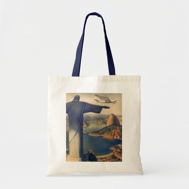 Tote Bag Statue du Christ Rédempteur, Rio De Janeiro, Brési (Devant)