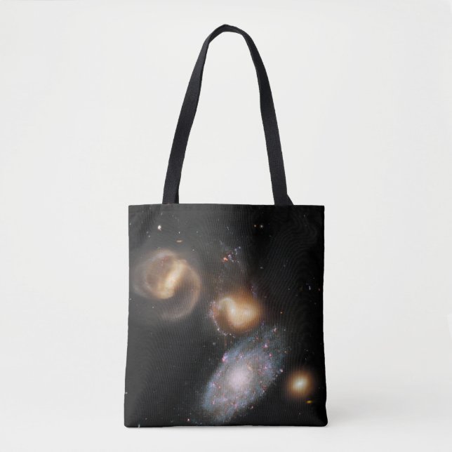 Tote Bag Stephan's Quintet Galaxies (Devant)