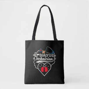 Tote Bag Stéthoscope du rein du technicien en dialyse Médic