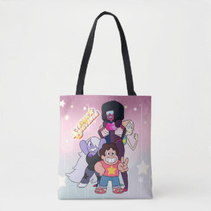 Tote Bag Steven Universe   Pose du groupe Crystal Gem