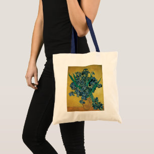 Tote Bag Still Life Vase with Irises by Vincent van Gogh