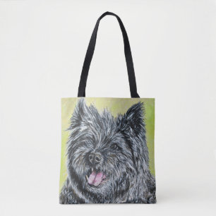 Tote Bag Stiller le Cairn Terrier Peinture