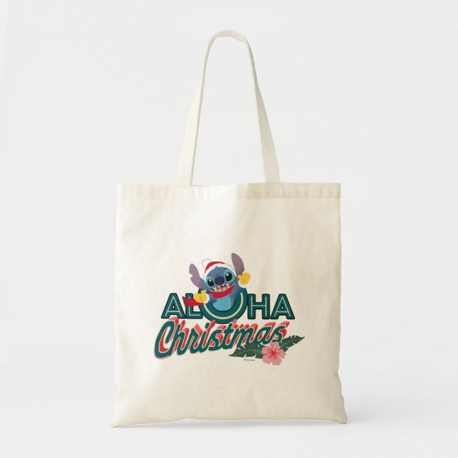 Tote Bag Stitch | Noël Aloha (Devant)