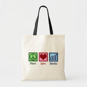 Tote Bag Stocks de l'amour pour la paix