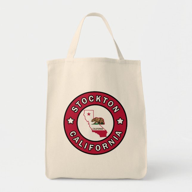 Tote Bag Stockton, Californie (Devant)