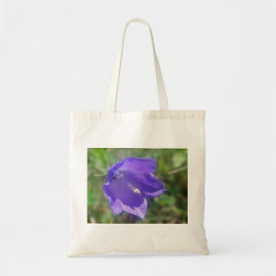 Tote Bag Stofftasche grosse blaue Glockenblumenblüte