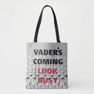 Tote Bag Stormtroopers - Vader's Coming (Look Busy)