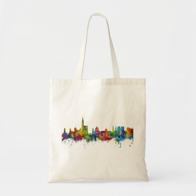 Tote Bag Strasbourg France Skyline (Devant)
