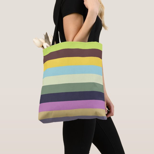 Tote Bag Stripes d'été du printemps 2025 (De près)