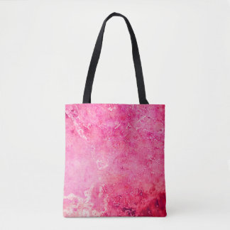 Tote Bag Structures roses faites en manuel sur un papier pe