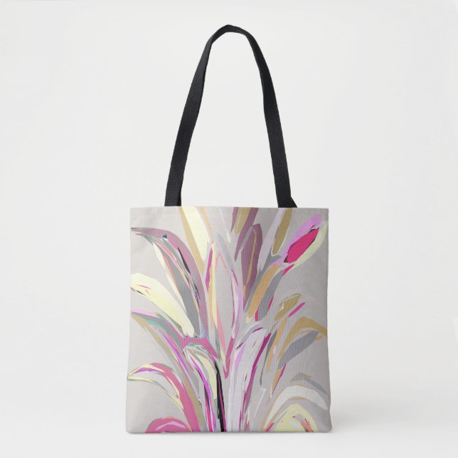 Tote Bag Style d'art vectoriel Plante tropical Abstrait (Devant)