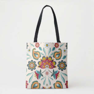 Tote Bag Style floral d'Indonésien de Boho de batik