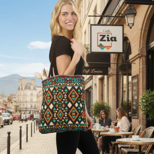 Tote Bag Style géométrique moderne du Sud-Ouest