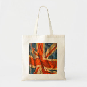 Tote Bag Style Grunge Union Jack Drapeau britannique