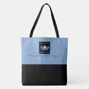 Tote Bag Style Miss America Custom Color Crown Fourre-tout