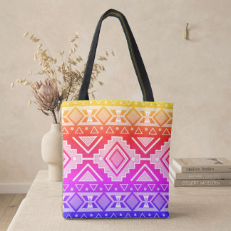 Tote Bag Style Moderne Diamants Sud-Ouest
