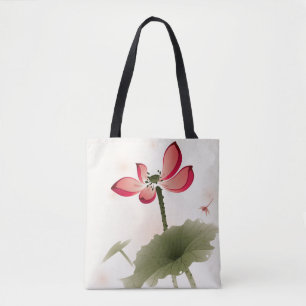Tote Bag Style oriental Lotus