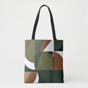 Tote Bag Style terrestre chic géométrique