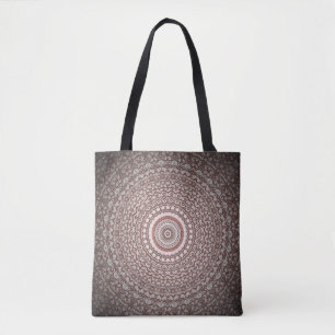 Tote Bag Style Tribal Rose Conception Mandala