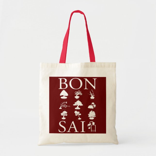 Tote Bag Styles de base de l'arbre Bonsai (Devant)