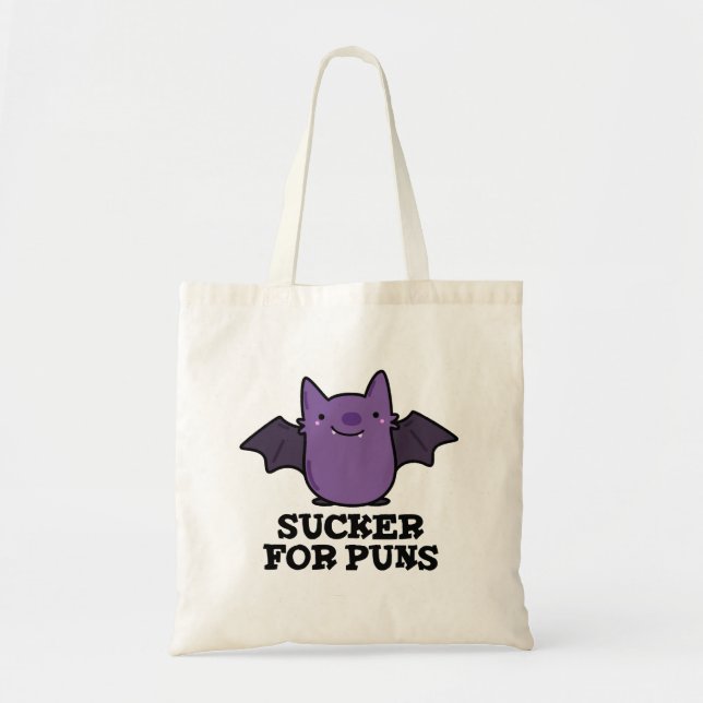 Tote Bag Sucker Pour Les Puns Amusant Petit Bat Pun (Devant)