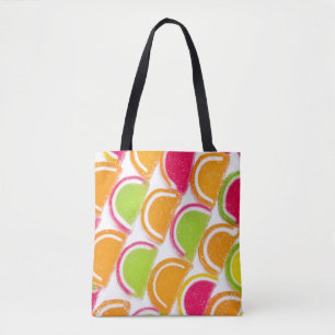 Tote Bag Sucrerie différente colorée de gelée