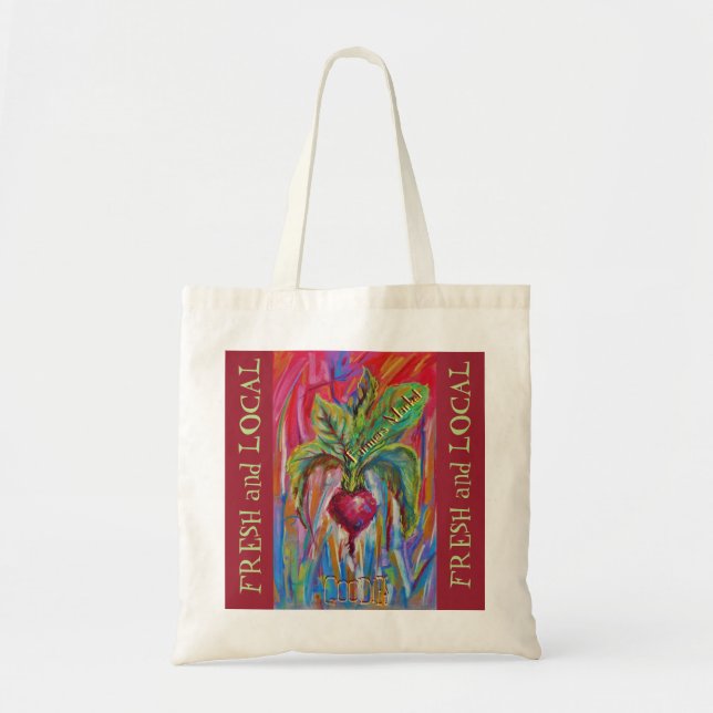 Tote Bag Sucreries du marché d'agriculteurs (Devant)