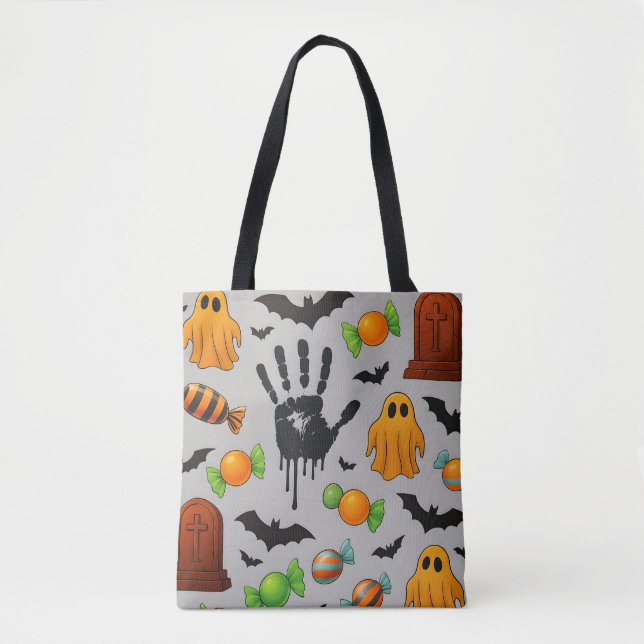 Tote Bag Sucres et ombres éffrayants (Devant)