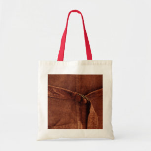 Tote Bag Suède Brown À La Sangle Et À La Boucle