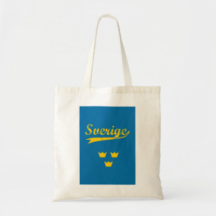 Tote Bag Suède, Sverige, 3 couronnes