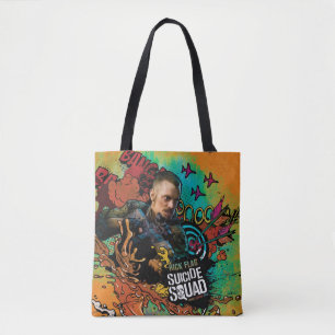 Tote Bag Suicide Squad Rick Flag Character Graffiti