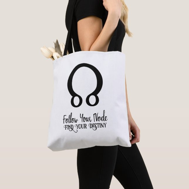 Tote Bag Suivez Votre Noeud Trouvez Votre Destinée Astrolog (De près)