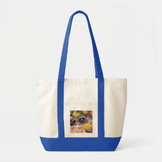Tote Bag Summer Still Life with Lemons, Sunglasses totebag