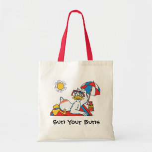 Tote Bag Sun Your Buns Vacation Humour